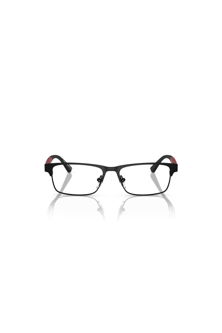 49mm Rectangle optical glasses, Alternate, color, Black