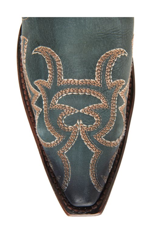 Circle G Knee High Western Boot In Green