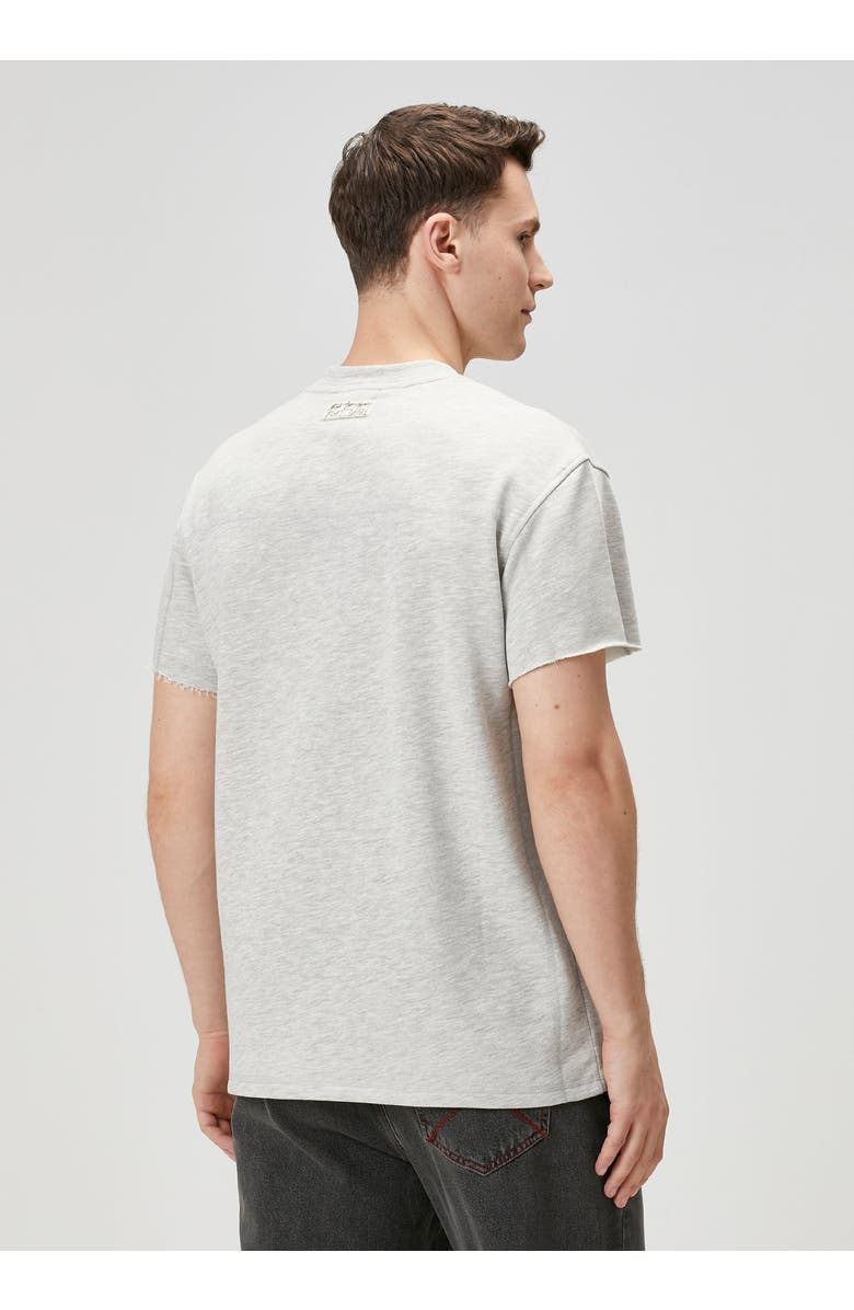 PCFG Cotton Tshirt With Emboss Print, Alternate, color, Grey