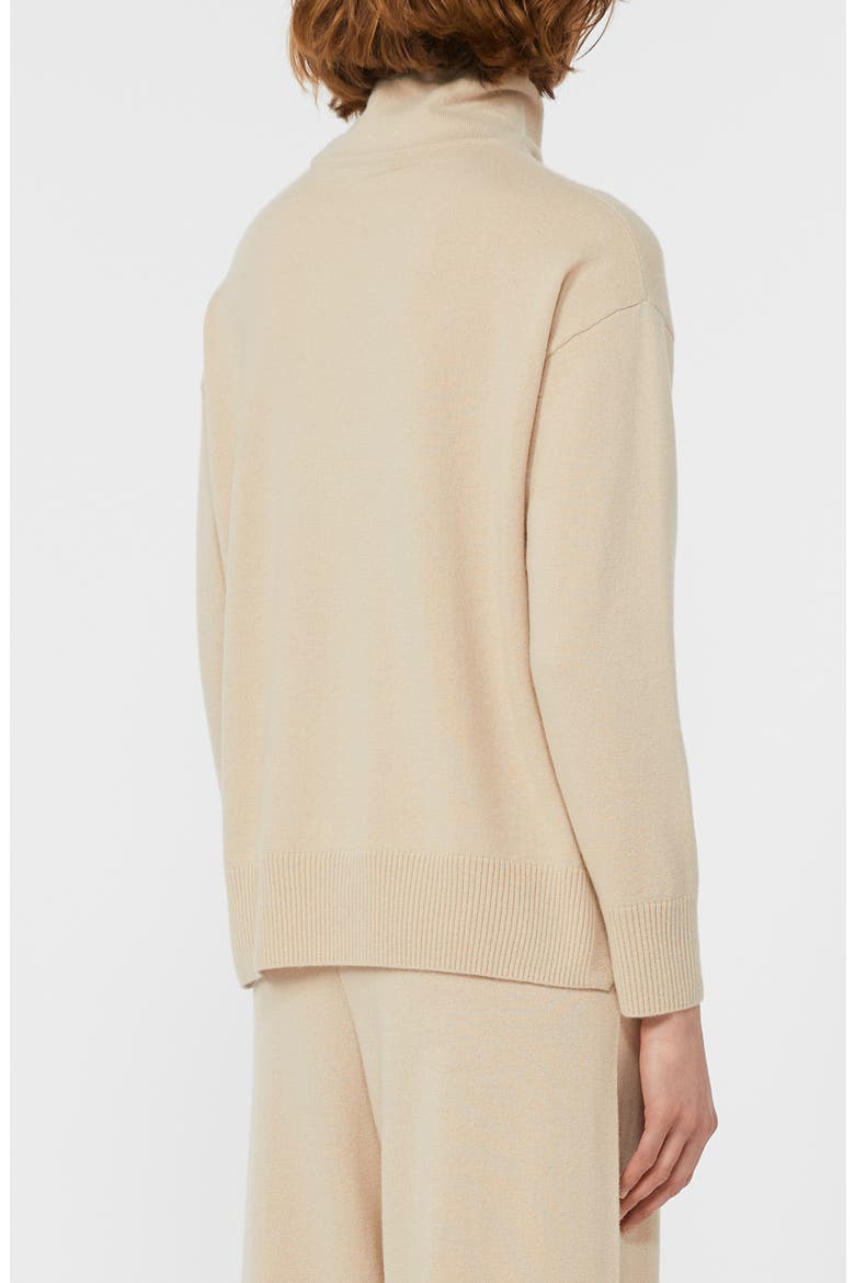 Scrivia Wool & Cashmere Turtleneck Sweater, Alternate, color, BEIGE