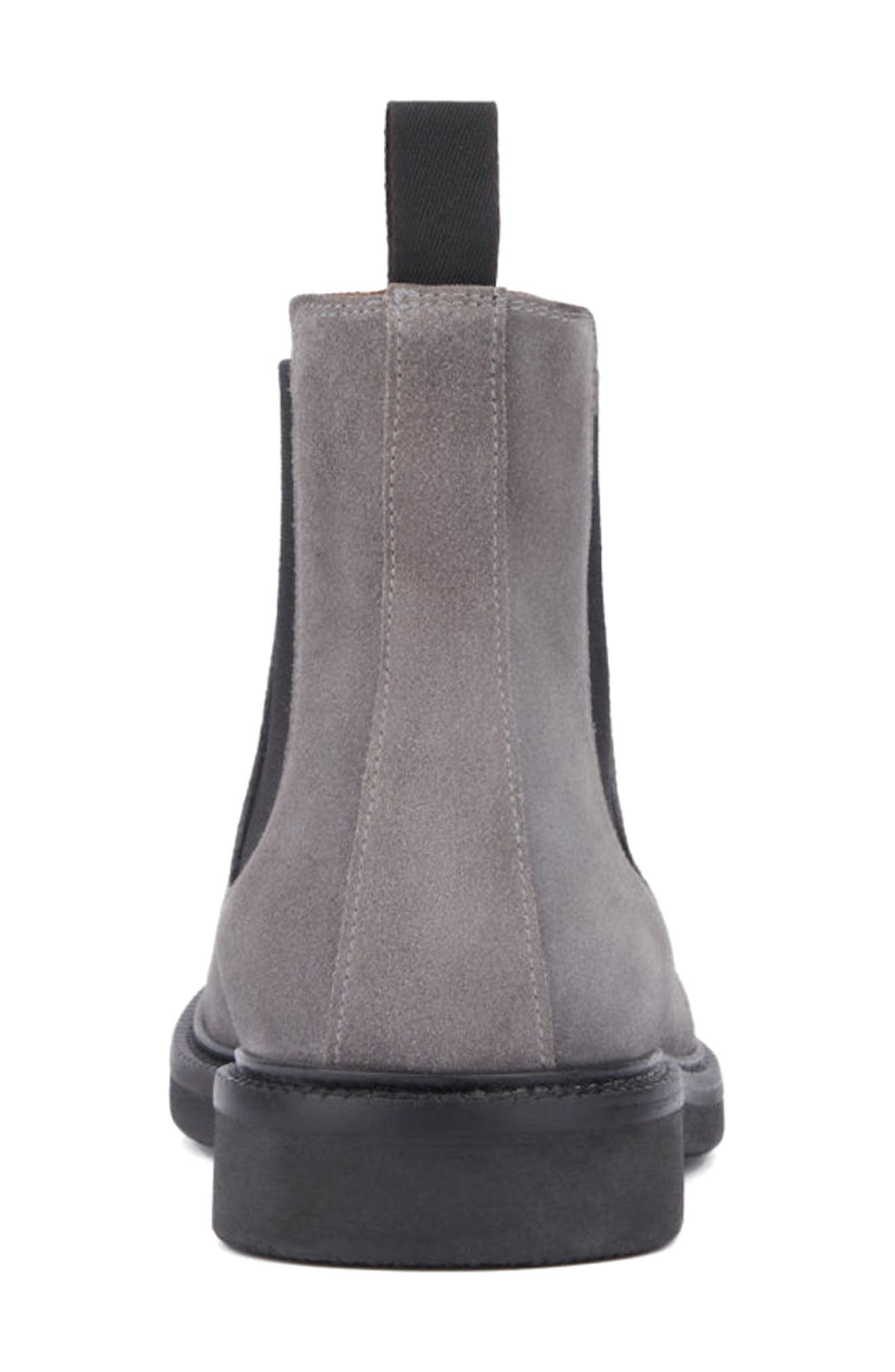Aquatalia Prospero Chelsea Boot, Alternate, color, Anthracite