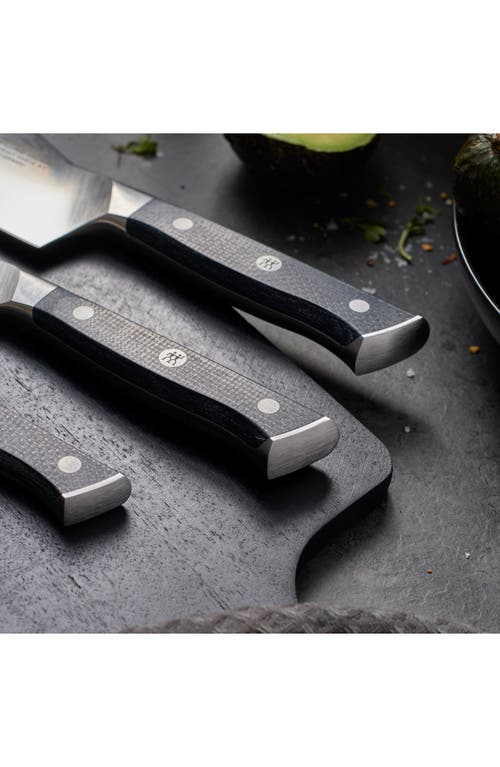 Zwilling Spectrum 3-piece Starter Knife Set In Black
