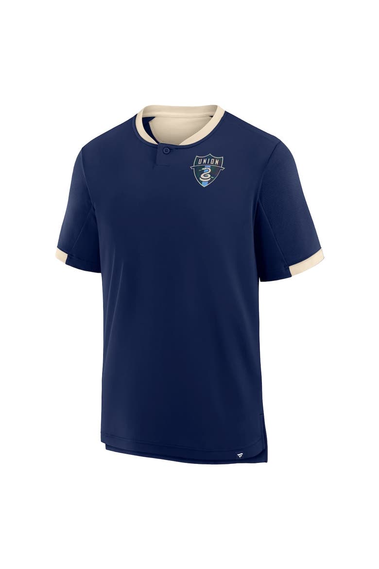 Men's Fanatics Navy Philadelphia Union Stoppage Time Striker T-Shirt, Alternate, color, Navy