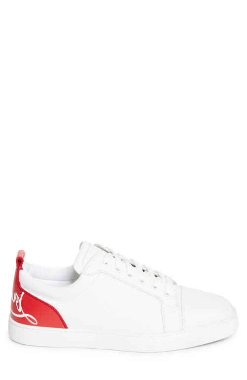 Christian Louboutin Fun Louis Sneaker In White