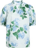 SUGARLIPS Terri Floral Puff Sleeve Top