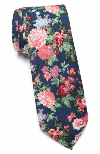 Original Penguin Agut Floral Cotton Tie