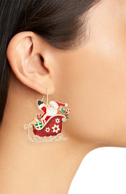 Leith Sleigh Earrings In Gold