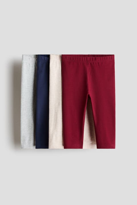 4-pack Cotton Jersey Leggings