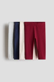 H&M 4-pack Cotton Jersey Leggings