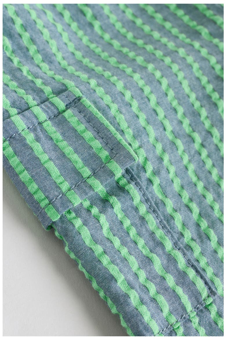 Pet Graphic Sweater & Stripe Pants Set, Alternate, color, GREEN