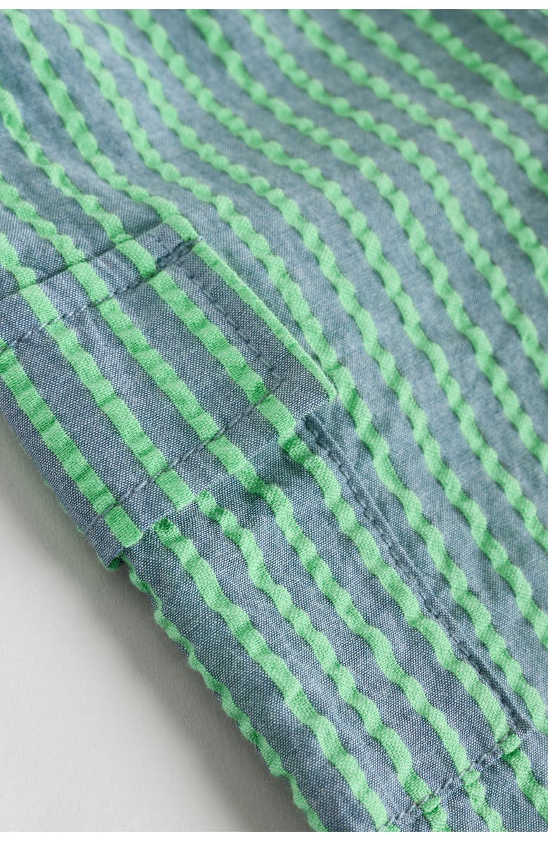 NEXT Pet Graphic Sweater & Stripe Pants Set, Alternate, color, Green