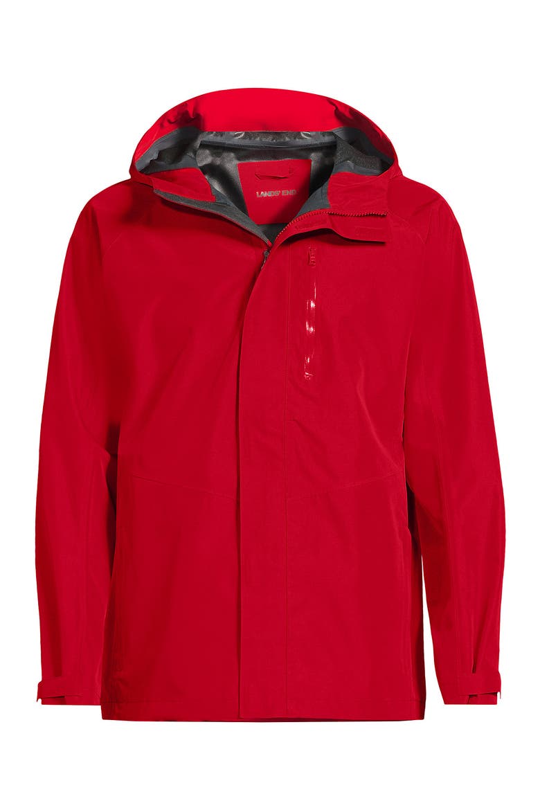Squall Waterproof Packable Shell Rain Jacket, Alternate, color, Compass Red
