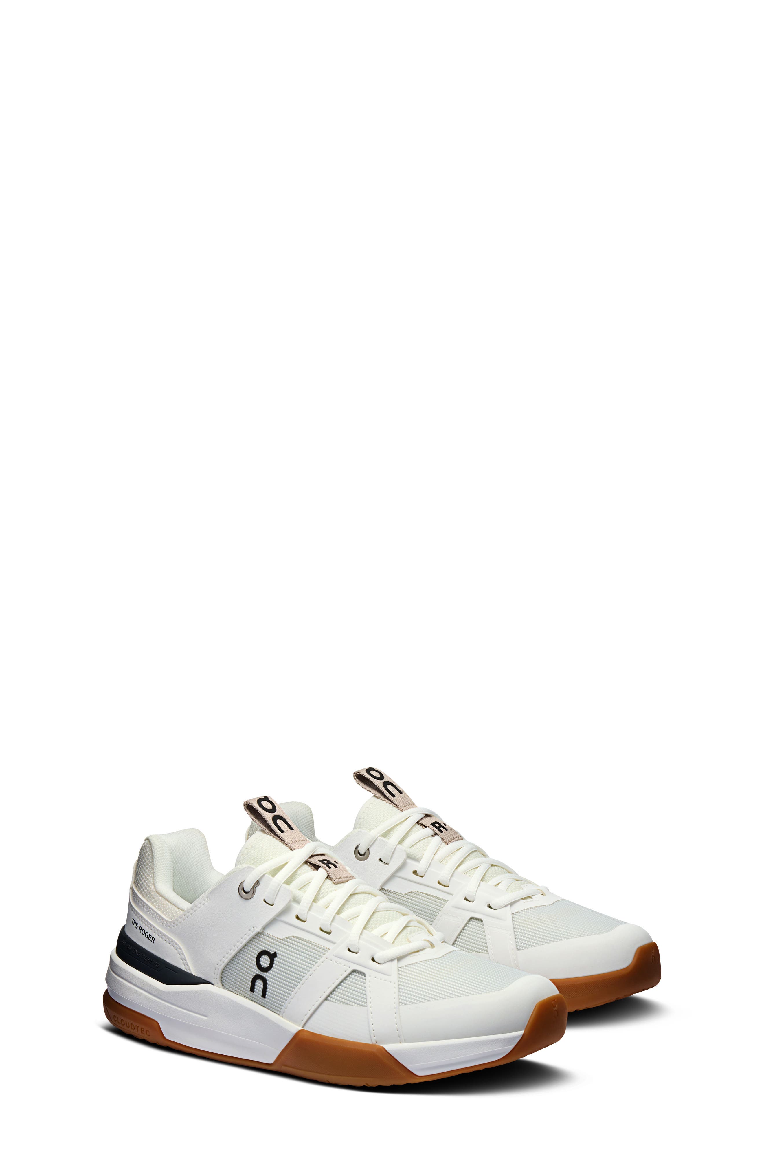 On Kids' The ROGER Clubhouse Pro Tennis Sneaker, Main, color, White/Eclipse