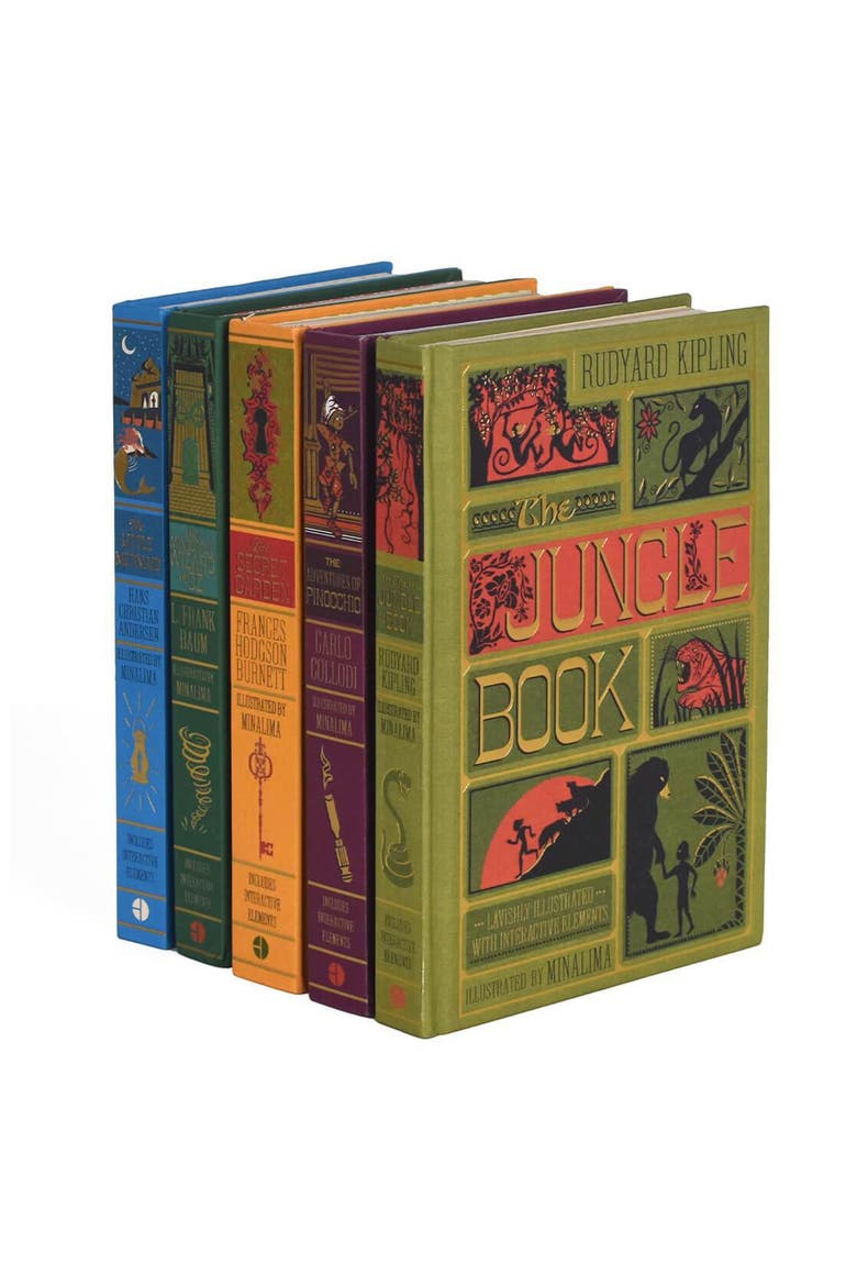 MinaLima Enchanting Children's Classics Book Set, Alternate, color, Multi