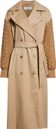 Max Mara Cicladi Mixed Media Wool Blend Coat