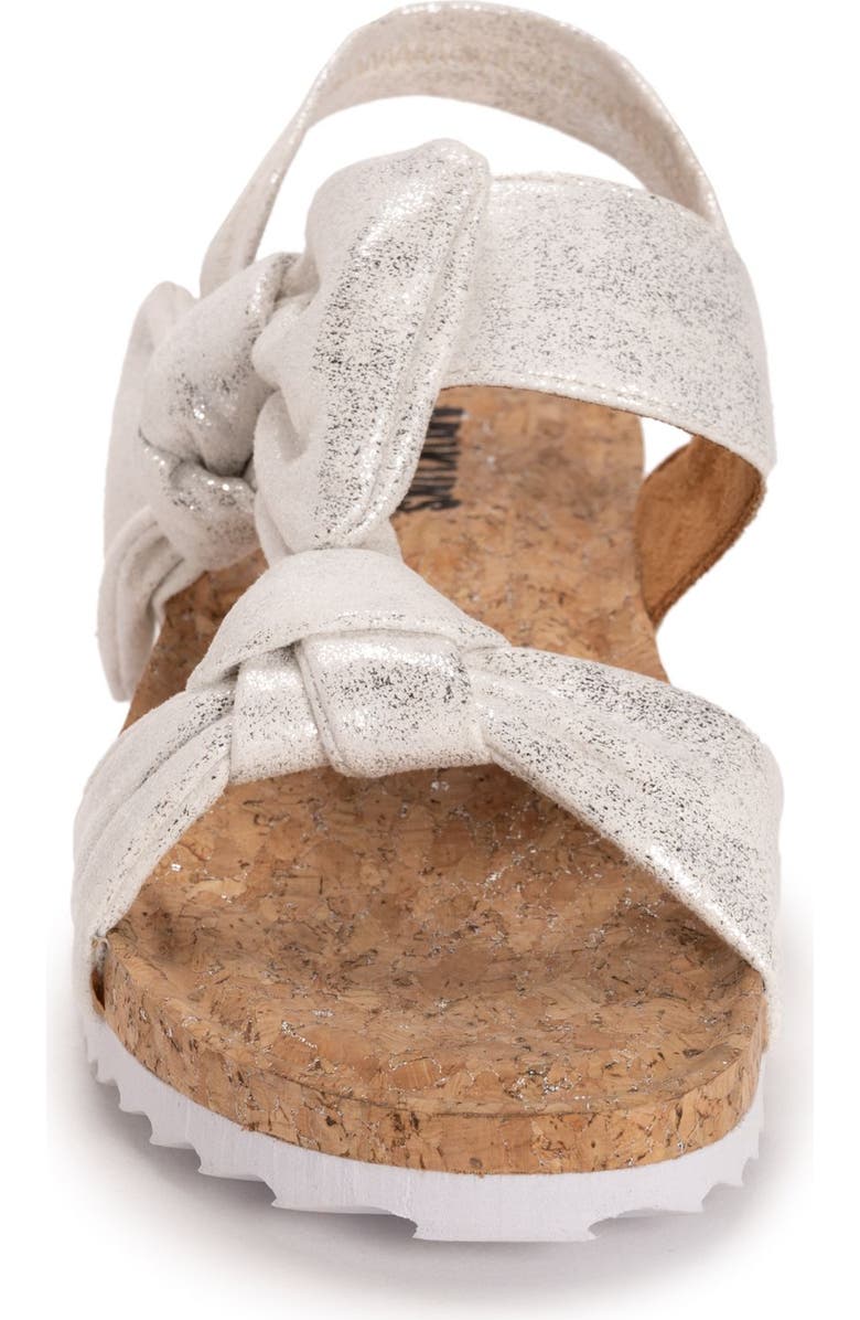 MUK LUKS Pansy Sandal, Alternate, color, Silver
