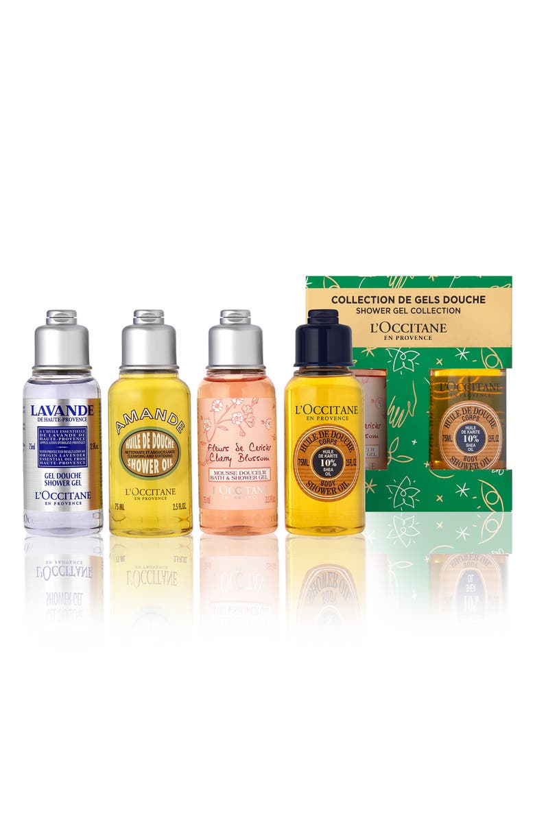 L'Occitane Travel Size Shower Gel Set, Main, color, 