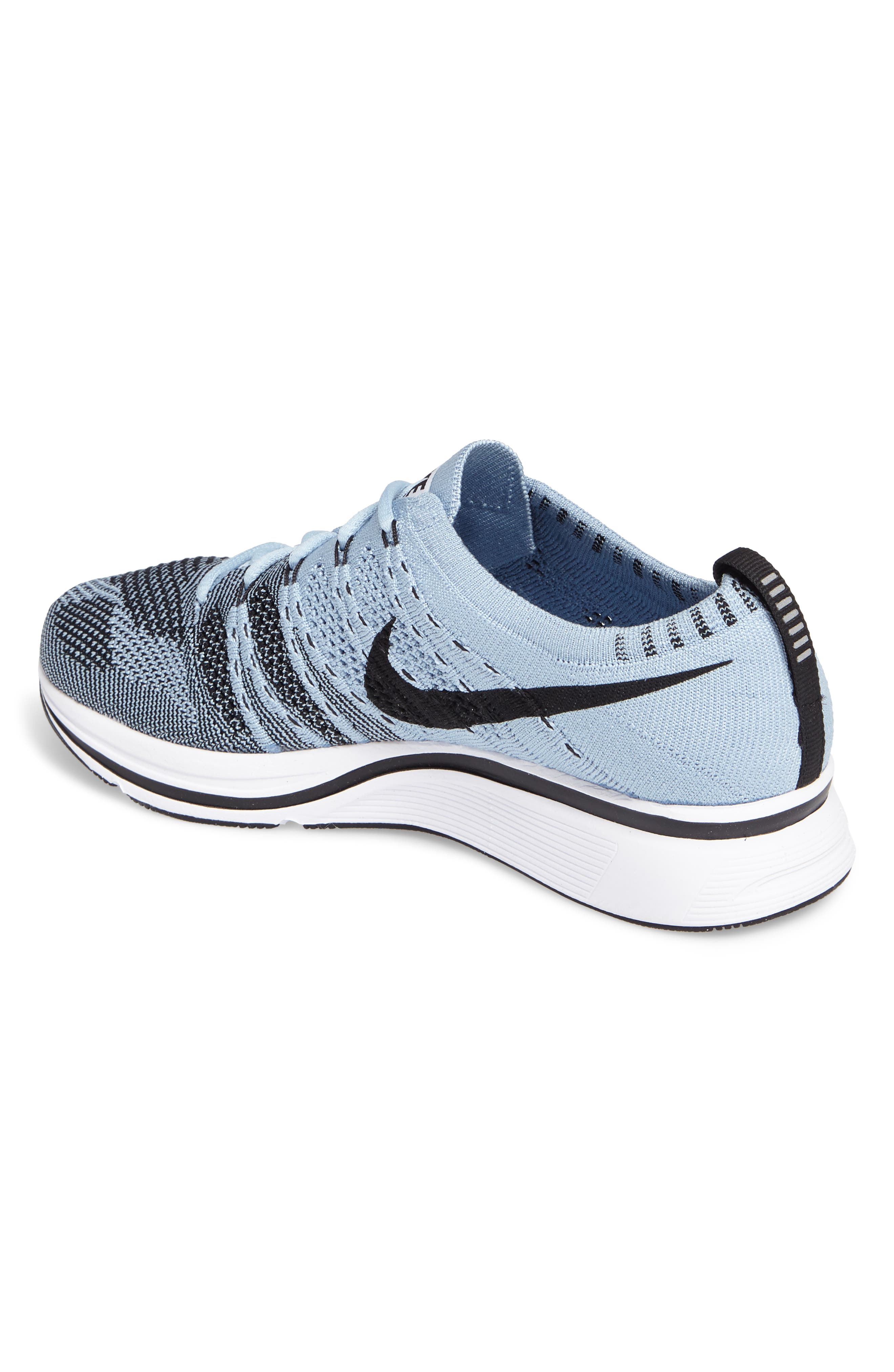 Flyknit Trainer Sneaker, Alternate, color, CIRRUS BLUE/BLACK/ WHITE