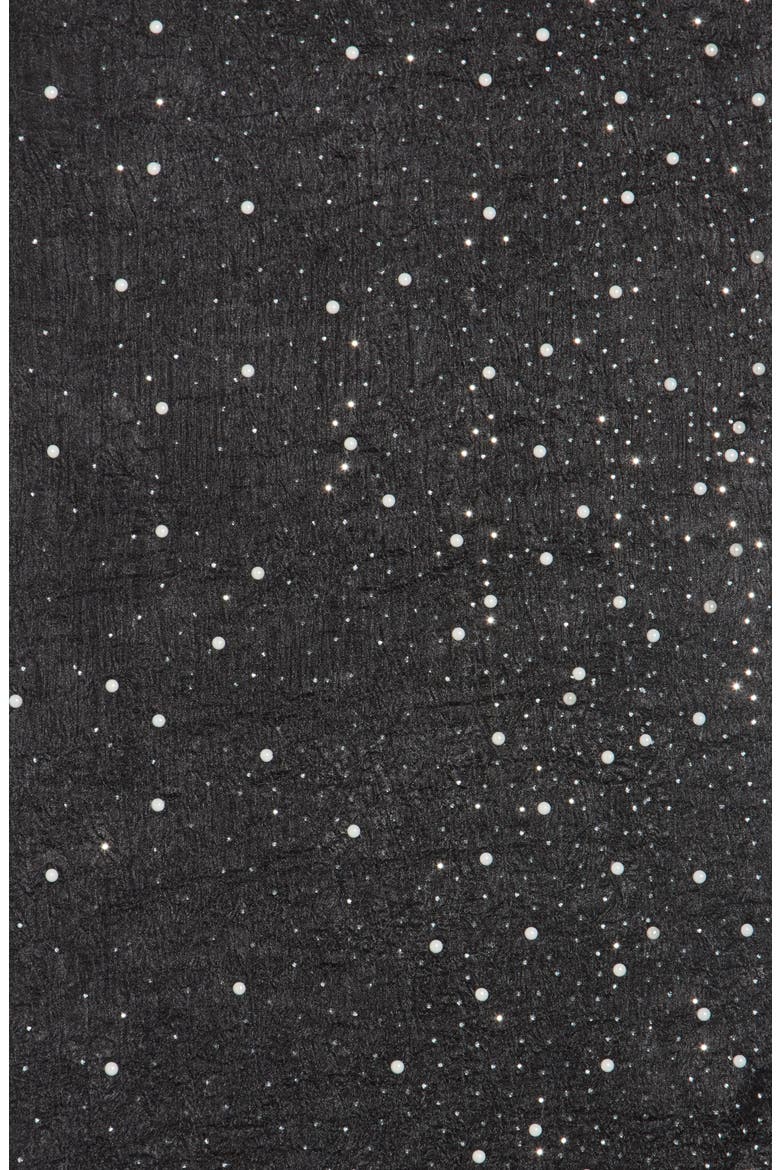 Dazzling Days Shine Scarf, Alternate, color, BLACK