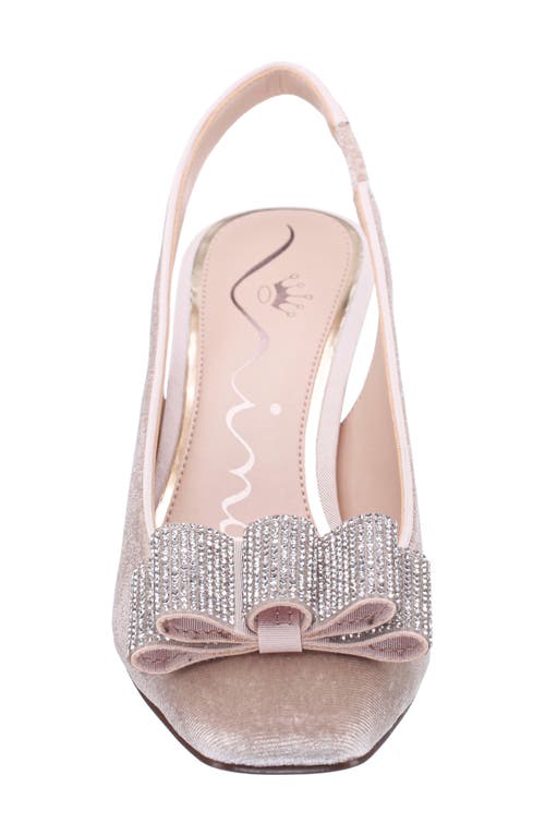 Nina Jolanda Slingback Pump In Gold