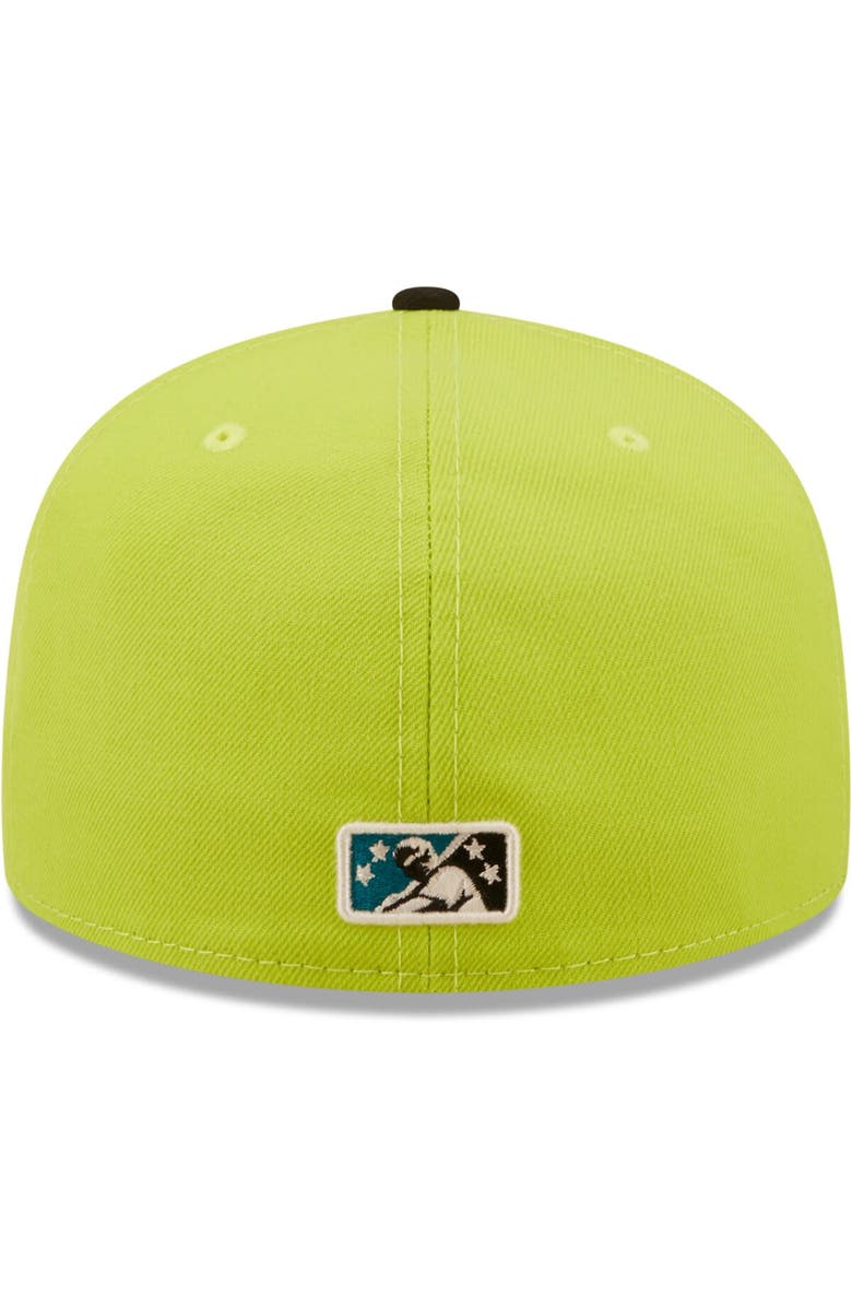 New Era Men's New Era Green/Black Bradenton Barbanegras Copa De La Diversion 59FIFTY Fitted Hat, Alternate, color, Green
