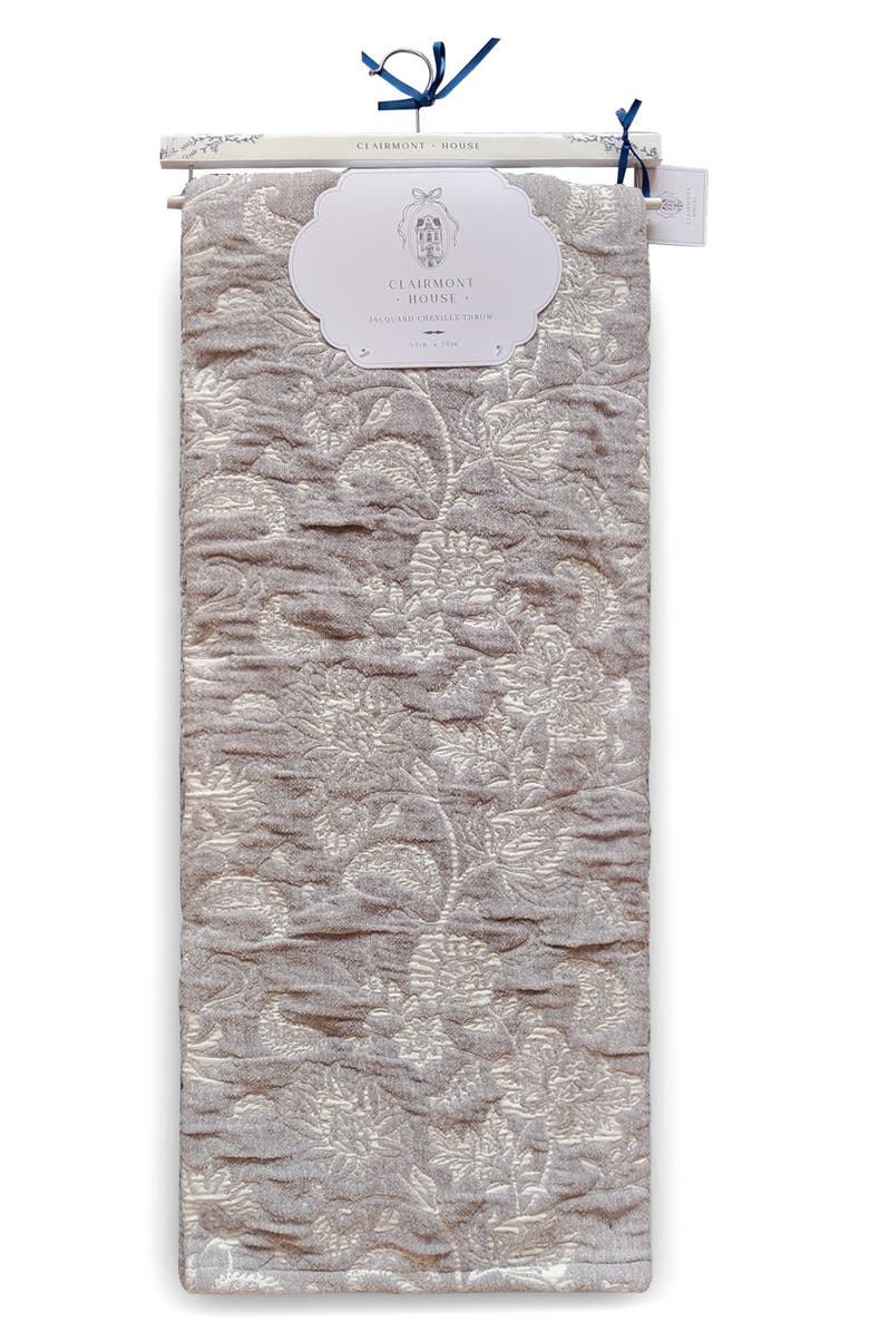 ARTISAN 34 Floral Jacquard Chenille Throw, Alternate, color,