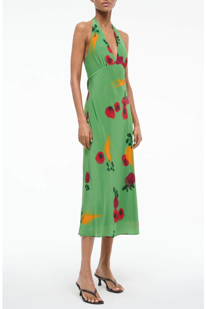 staud green halter dress Lucca Silk (Women) Staud calluna dress