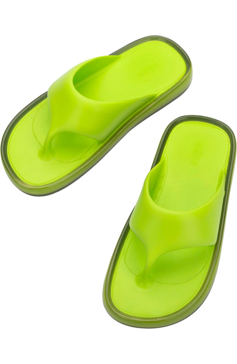 Melissa Float Flip Flop, Alternate, color, Green