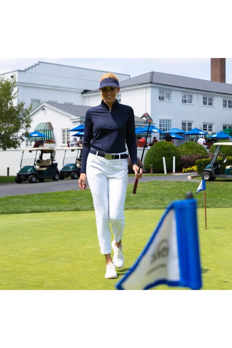 Playoff 28 inch Womens Golf Pants, Alternate, color, White