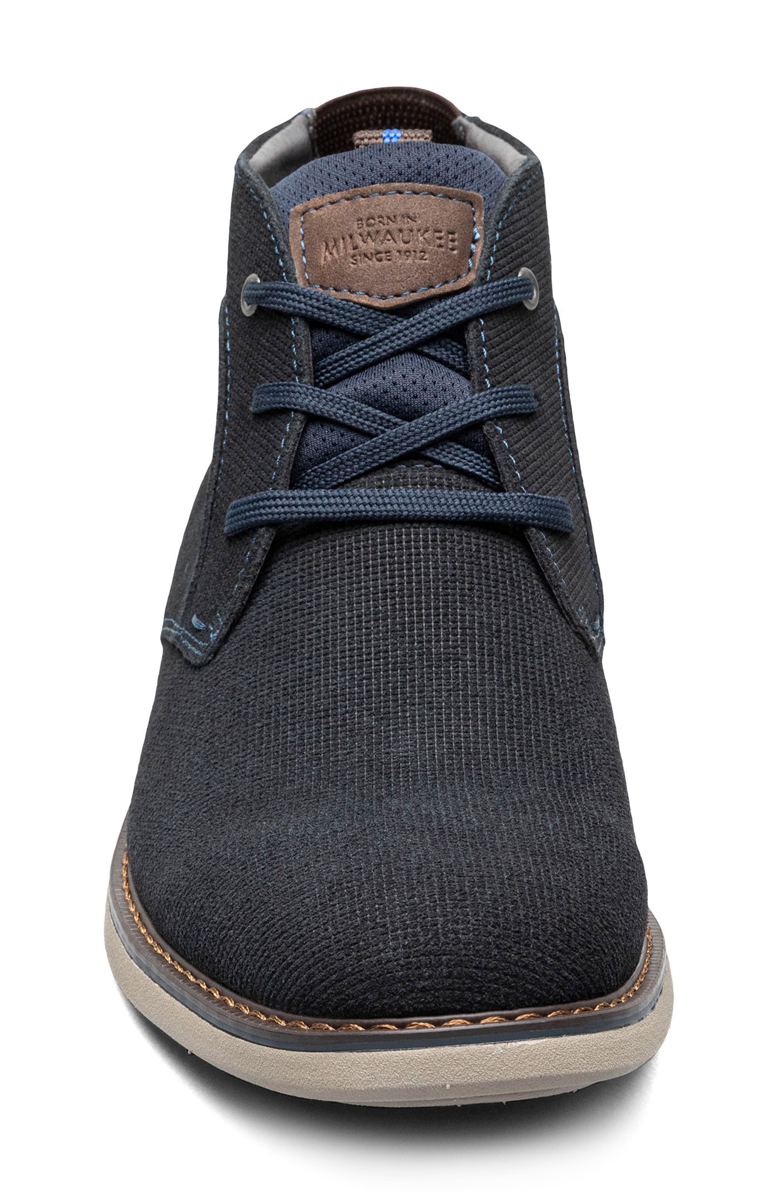 NUNN BUSH Otto Chukka Boot - Wide Width Available, Alternate, color, Navy