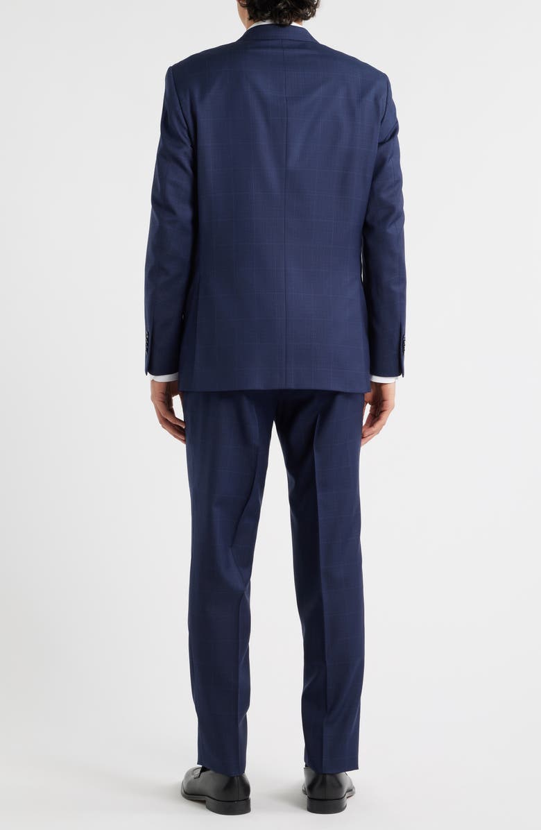 Peter Millar Flynn Classic Fit Navy Windowpane Check Wool Suit, Alternate, color, Navy