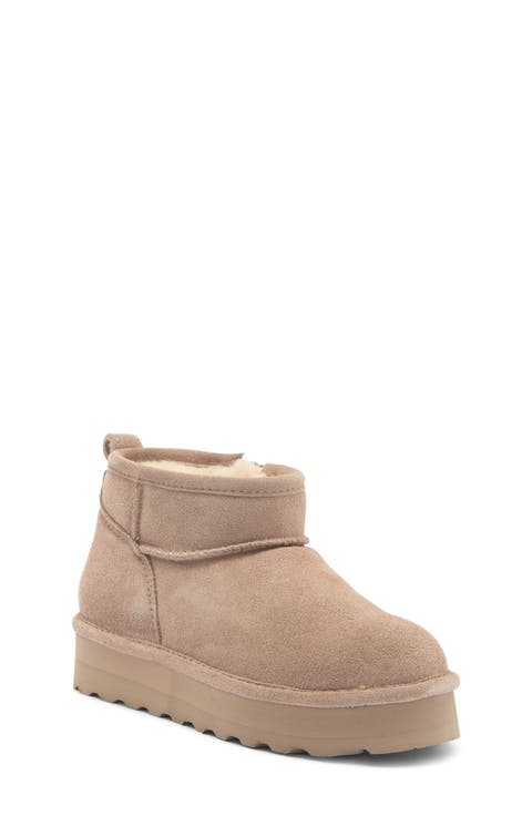 Kids' Retro Shorty Faux Fur Platform Boot