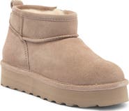 BEARPAW Kids' Retro Shorty Faux Fur Platform Boot