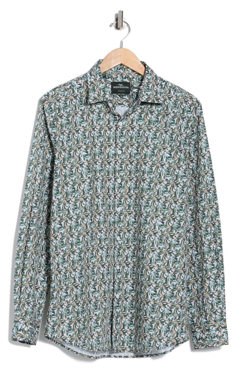 Rodd & Gunn Wyndward Sport Fit Button-Up Shirt, Alternate, color, Fern