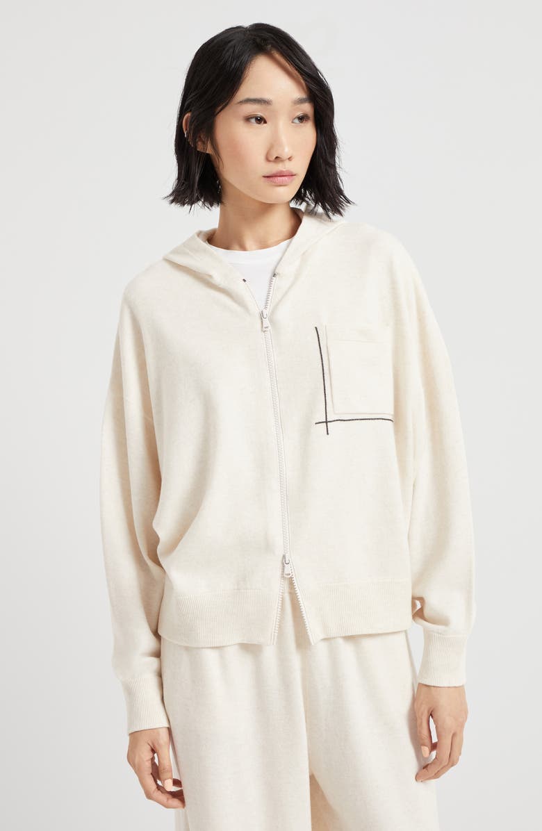 Brunello Cucinelli Cardigan with monili, Alternate, color, 