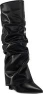 AZALEA WANG Zylla Slouchy Faux Leather Boot