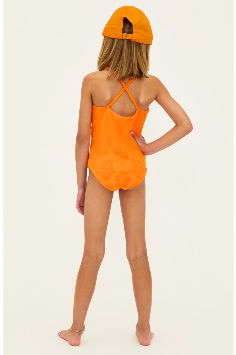 Kids' Little Julia One-Piece Swimsuit, Alternate, color, HIBISCUS SORBET