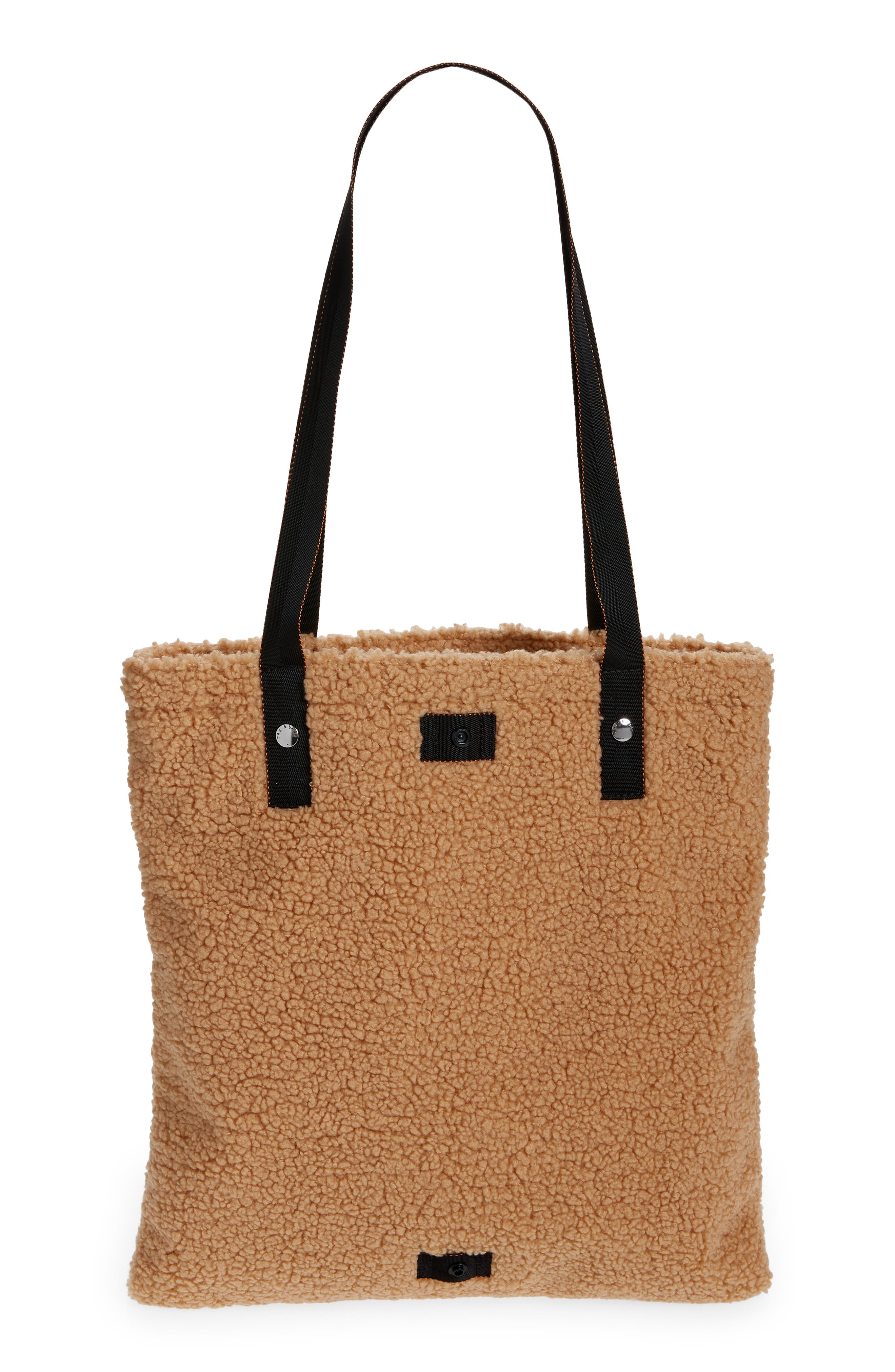 Addison Fleece Carryall Tote Bag, Alternate, color, CAMEL