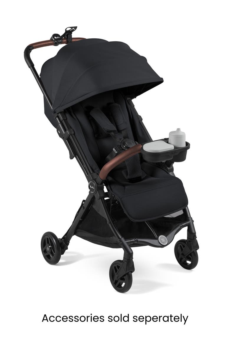 Silver Cross Jet 5 Super Compact Lightweight Travel Stroller, Alternate, color, Black