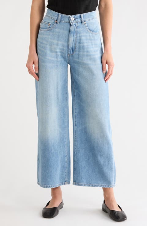 Hepburn High Waist Ankle Wide Leg Pants