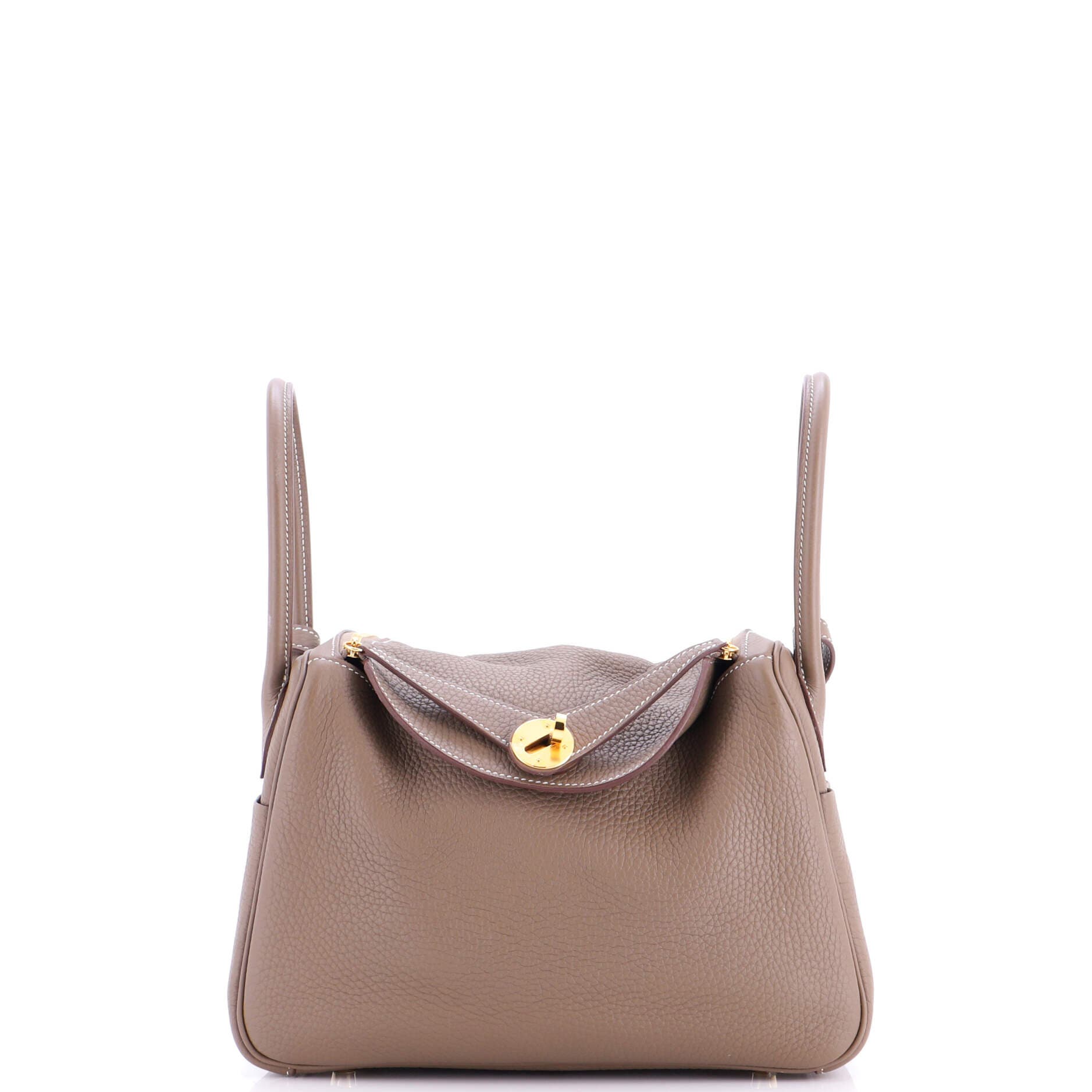 Pre-Owned Hermes Lindy Bag Clemence 26, Main, color, Etoupe