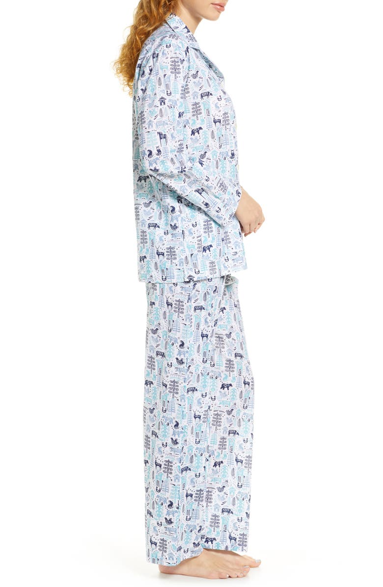 Roller Rabbit Nordic Folk Print Pajamas, Alternate, color, 