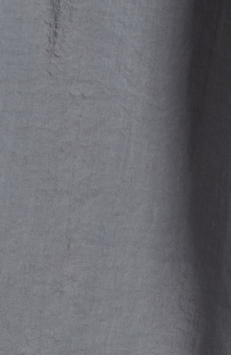 Lemaire Dry Silk Blend Button-Up Shirt, Alternate, color, Aluminium