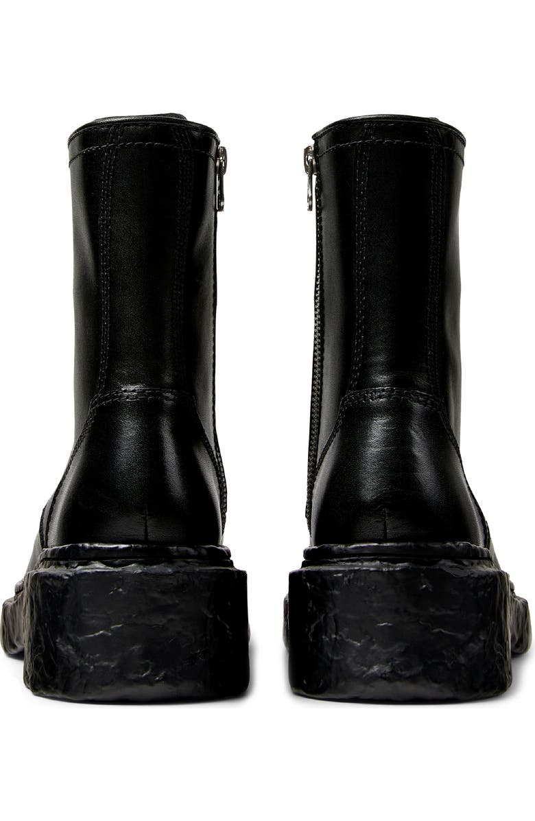 Camper Gender Inclusive Vamonos Combat Boot, Alternate, color, Black