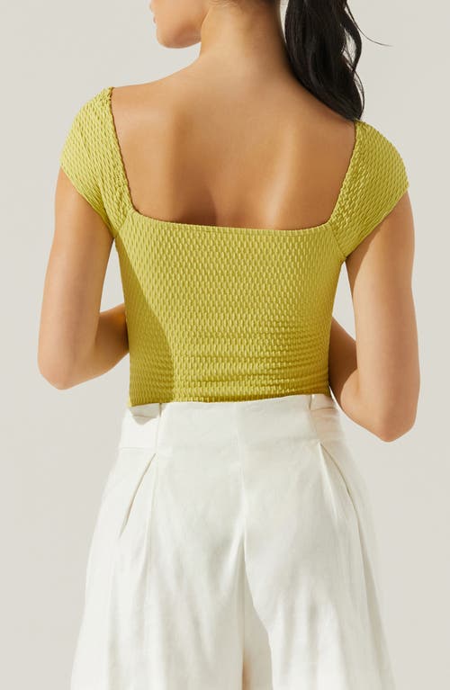 ASTR ASTR THE LABEL NINETTE TEXTURED BODYSUIT 
