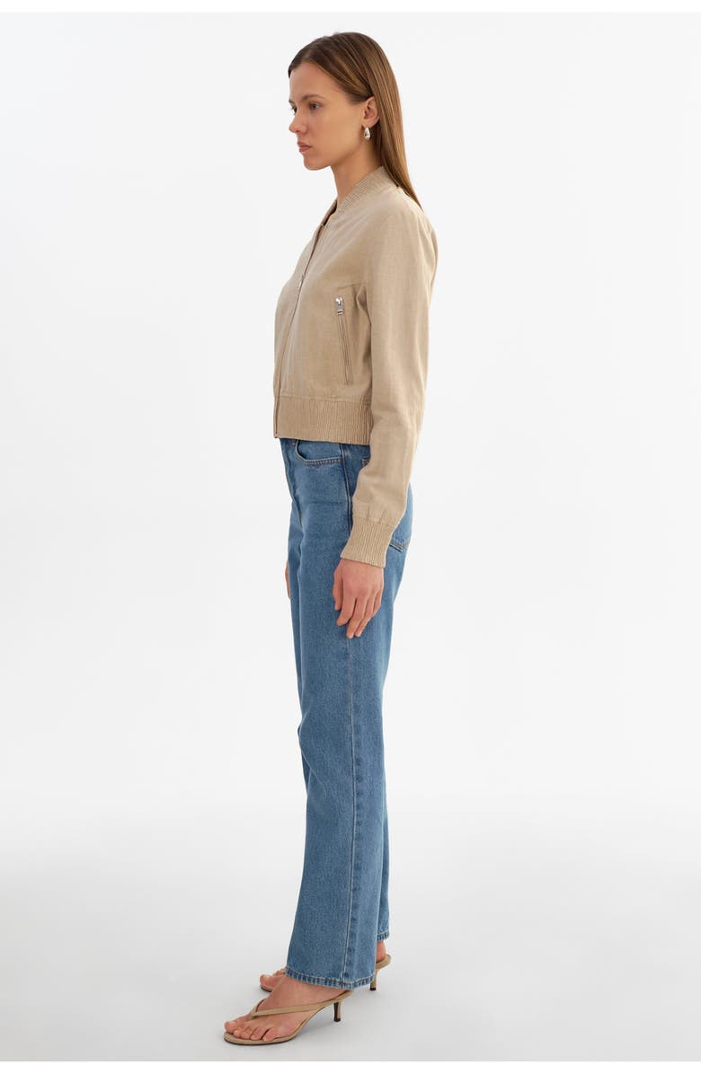 LAMARQUE Greer | Bomber Jacket, Alternate, color, Beige