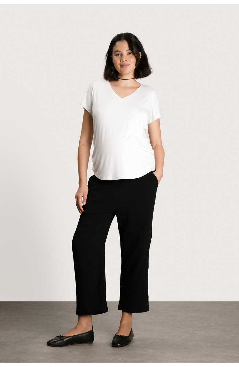 Nom Maternity The Maternity & Nursing Tee, Main, color, White