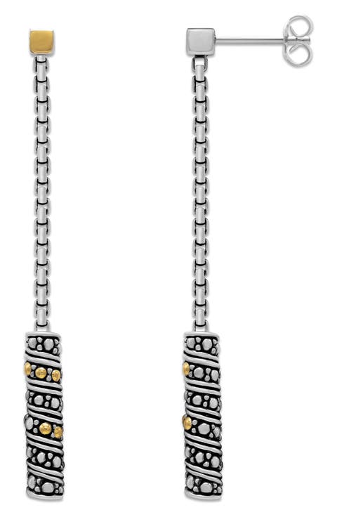 Bar Chain Drop Earrings