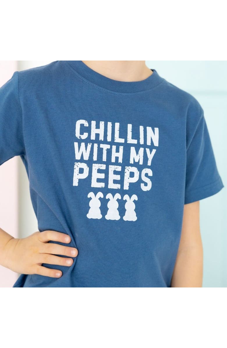 Sweet Wink Chillin With My Peeps Easter Short Sleeve T-Shirt, Alternate, color, 