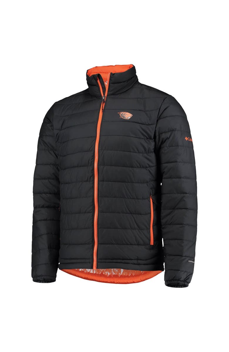 Columbia Men's Columbia Black Oregon State Beavers Powder Lite Omni-Heat Reflective Full-Zip Jacket, Alternate, color, 